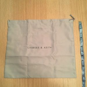 Charles & Keith 11.5”x11” dust bag